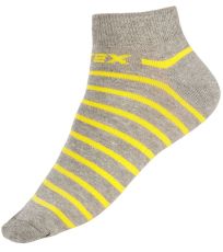 Designové nízké ponožky 9A023 LITEX tmavě šedé melé