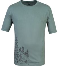 Pánské triko z organické bavlny FLIT HANNAH dark forest
