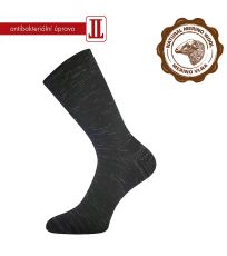 Unisex merino ponožky - 1 pár KlimaX Lonka černá melé