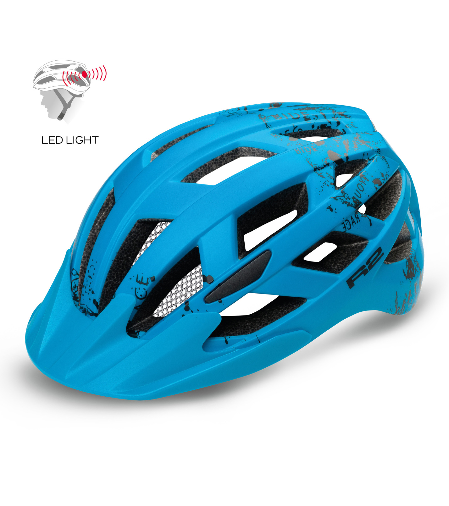  
	Popis velikost&iacute;: S: 52-56 cm
	Hmotnost: S: 240g
	Barva: matn&aacute; modr&aacute;, čern&aacute;
	Počet ventilačn&iacute;ch otvorů: 23
 (989.00 Kč)