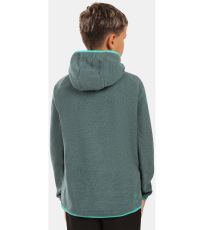 Chlapecká fleecová mikina FLOND-JB KILPI Zelená