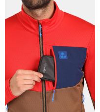 Pánská funkční mikina ERIN-M KILPI Hnědá