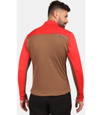 Pánská funkční mikina ERIN-M KILPI Hnědá