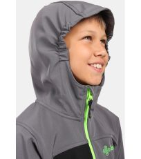 Chlapecká softshellová bunda RAVIO-J KILPI Černá