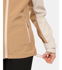 Dámská softshellová bunda - větší velikosti RAVIA-W KILPI Béžová