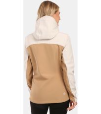 Dámská softshellová bunda - větší velikosti RAVIA-W KILPI Béžová