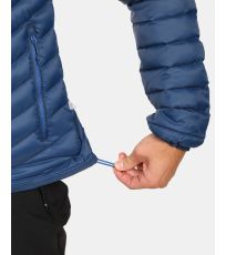 Pánská péřová bunda PYRAMIDEN-M KILPI Tmavě modrá