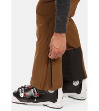 Pánské lyžařské kalhoty MIMAS-M KILPI Hnědá