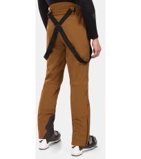 Pánské softshellové lyžařské kalhoty RHEA-M KILPI Hnědá