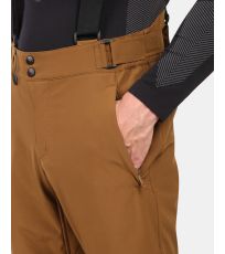 Pánské softshellové lyžařské kalhoty RHEA-M KILPI Hnědá