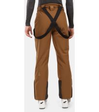 Pánské lyžařské kalhoty - větší velikosti MIMAS-M KILPI Hnědá