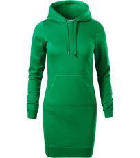 Dámské mikinové šaty Snap Malfini středně zelená