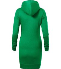 Dámské mikinové šaty Snap Malfini středně zelená