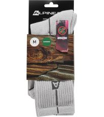 Unisex ponožky BANFF 2 ALPINE PRO cherry tomato