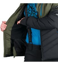 Pánská lyžařská bunda ZYGMUNT NORTHFINDER blackdarkgreen