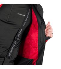 Pánská lyžařská bunda BALINT NORTHFINDER červená-černá