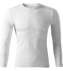 Unisex tričko Progress LS Piccolio světle šedý melír