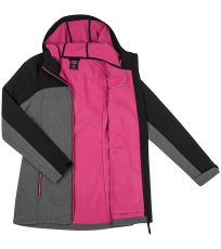 Dámský softshellový kabát LYANA LOAP Tmavě šedá