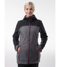 Dámský softshellový kabát LYANA LOAP Tmavě šedá