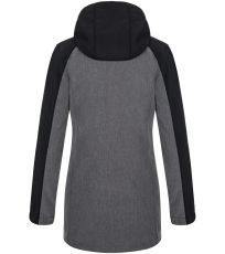 Dámský softshellový kabát LYANA LOAP Tmavě šedá