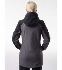 Dámský softshellový kabát LYANA LOAP Tmavě šedá