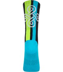 Unisex sportovní ponožky BORENY-U KILPI Bílo/Modrá