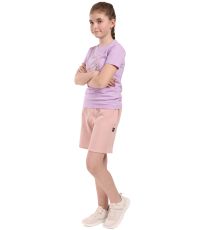 Dětské bavlněné kraťasy UOPEKMERO NAX růžová