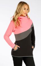 Dámská fleece mikina s kapucí 7F254 LITEX
