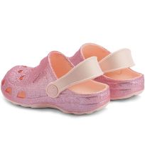 Dětské sandály LITTLE FROG COQUI Candy pink glitter