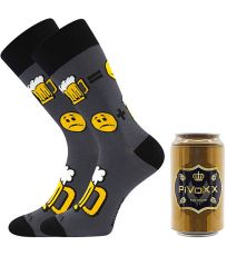 Pánské trendy ponožky PiVoXX + plechovka Voxx vzor E