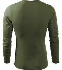 Pánské triko FIT-T Long Sleeve Malfini khaki