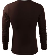 Pánské triko FIT-T Long Sleeve Malfini kávová