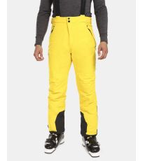 Pánské lyžařské kalhoty METHONE-M KILPI Žlutá
