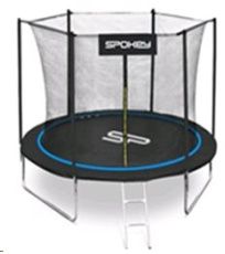Trampolína 305 cm - černo-modrá JUMPER III Spokey