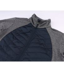 Dámská zateplená mikina DOLORES HANNAH midnight navy/light gray mel