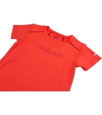 Dívčí funkční triko TULMA JR HANNAH Hot coral