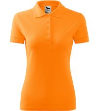 Dámská polokošile Pique Polo 200 Malfini Tangerine orange