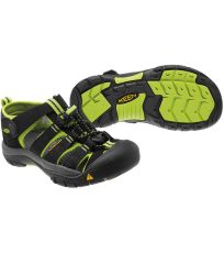Dětské sandály Newport H2 Jr KEEN black/lime green