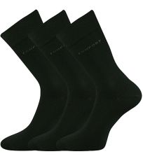 Pánské společenské ponožky - 3 páry Comfort Boma černá