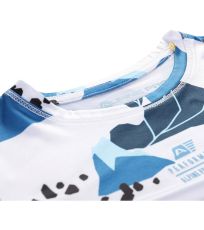 Dětské rychleschnoucí triko LOUSO ALPINE PRO aquamarine
