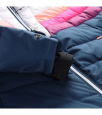 Dámská péřová lyžařská bunda s PTX membránou FEEDRA ALPINE PRO perská modrá