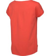 Dámské bavlněné triko BAZALA LOAP červená