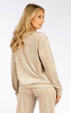 Dámská domácí mikina 7F224 LITEX béžová