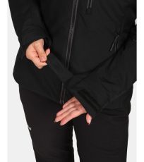 Dámská lyžařská bunda - větší velikosti FLIP-W KILPI Černá