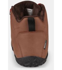 Unisex vysoká outdoorová barefoot obuv BARE HIGH WP-U KILPI Hnědá