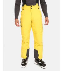 Pánské lyžařské kalhoty - větší velikosti MIMAS-M KILPI Žlutá