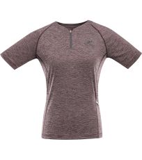 Dámský cyklistický dres GERETA 2 ALPINE PRO fíková