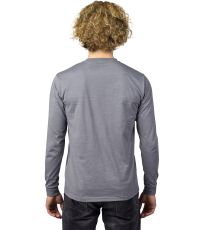 Pánské tričko s dlouhým rukávem KIRK HANNAH Steel gray