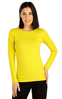 Dámské triko s dlouhým rukávem 7C253 LITEX žlutozelená