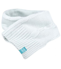 Bavlněná zimní šála ZILINA LOAP bílá